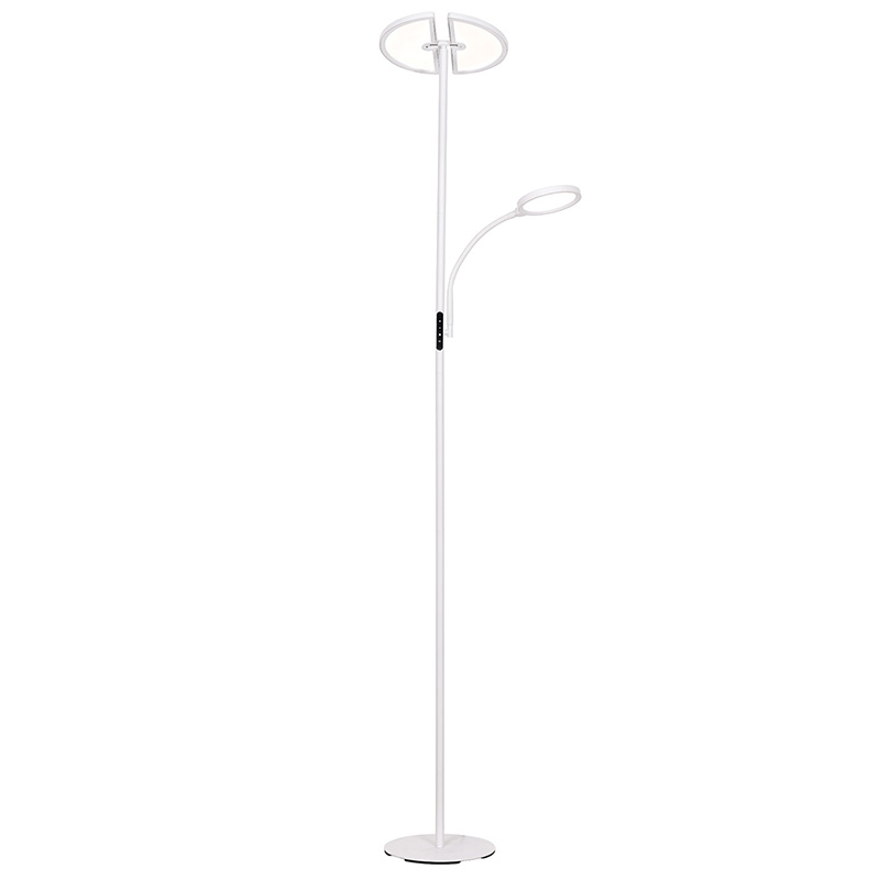 Súčasná dvojmesačná stojaca LED lampa