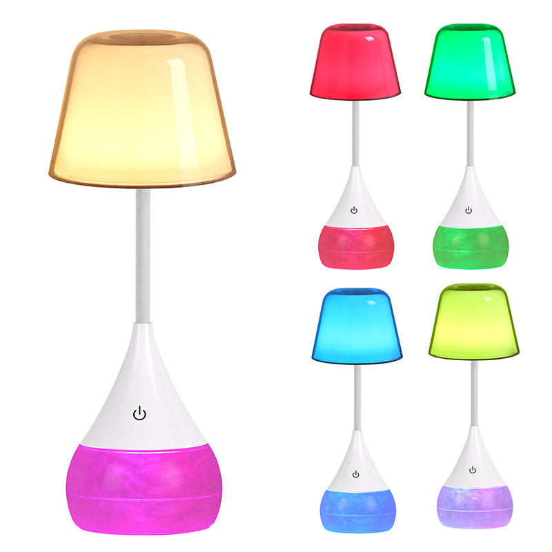 Elegancia a inovácia LED Desk Lamp s tvarom RGB