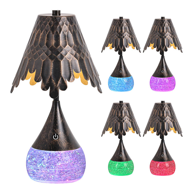 Lampa na čítanie LED s trblietami RGB