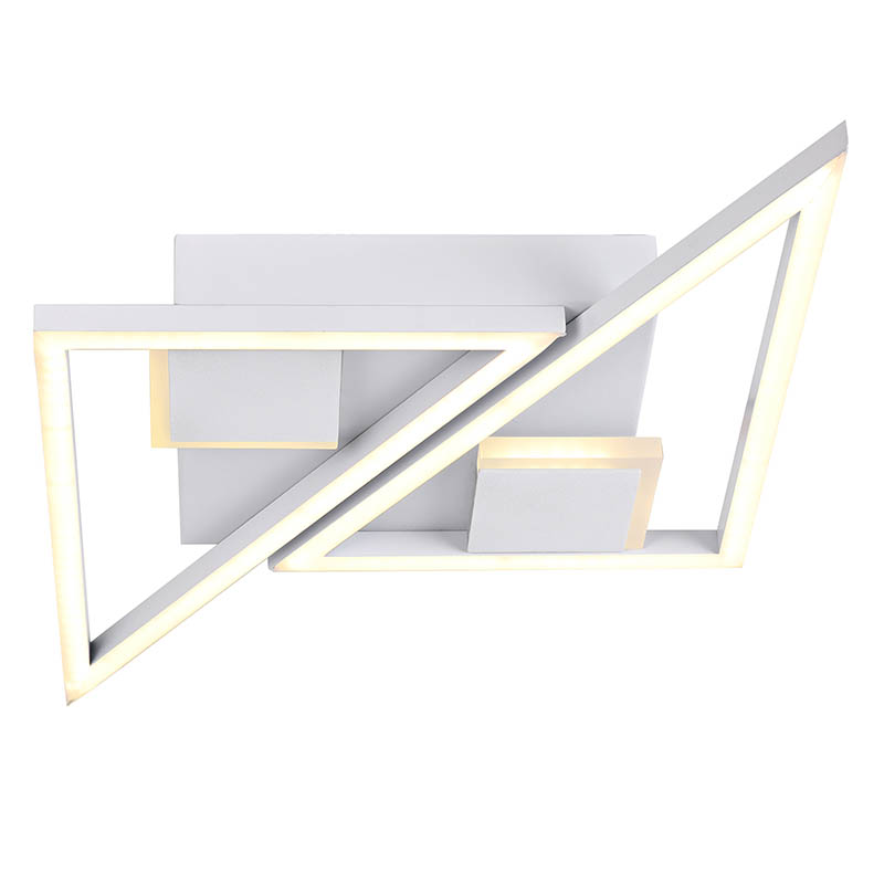 Moderné stropné svietidlo z teplého ľahkého kovu s jednoduchým dizajnom