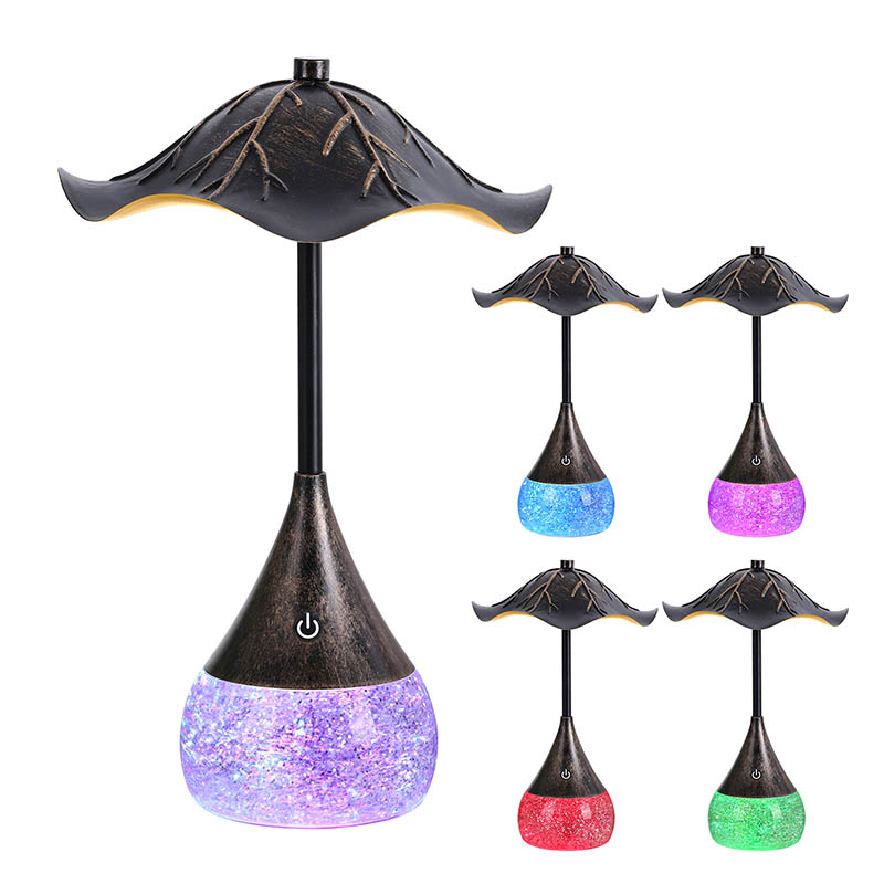 Retor LED stolová lampa so základňou RGB Glitter Base
