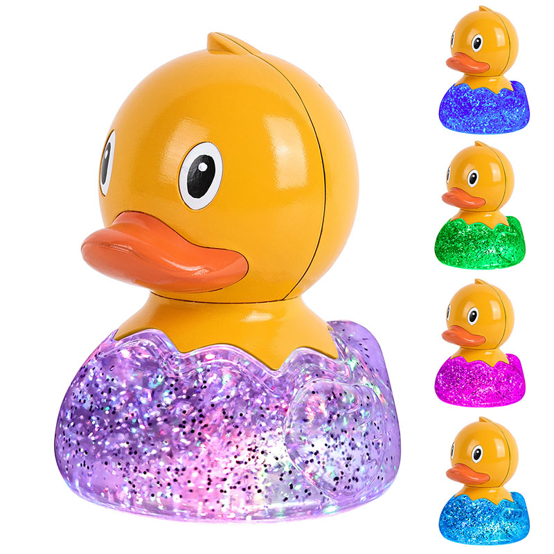 RGB Duck Lamp s trblietavou kvapalinou